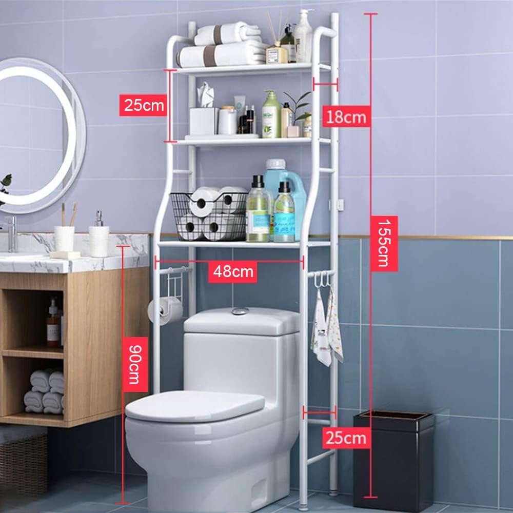 Raft Organizues mbi Tualet – 3 Nivele