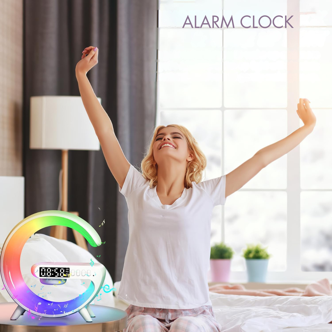 Smart Speaker LLamp Led me Wireless Charge Smart Speaker LLamp Led me Wireless Charge