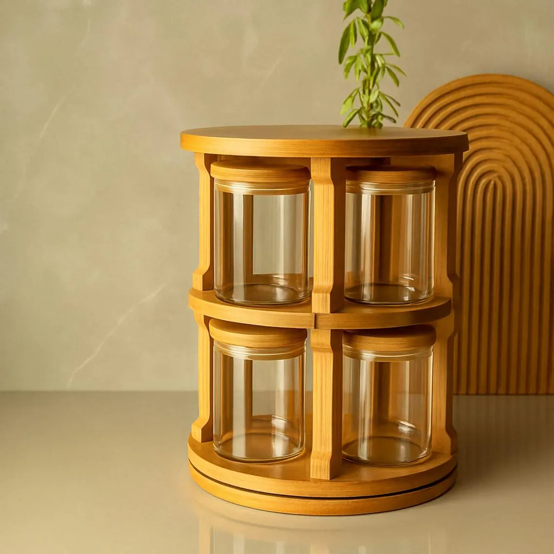 Organizuese për Erëza me Raft Bambu