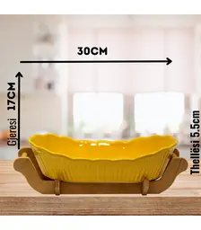 Tave Qeramike per Gatim ECR102C 30x17x5.5cm - ShikoCmimin