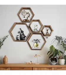 Rafte Dekorues Hexagon Floating 5Cope