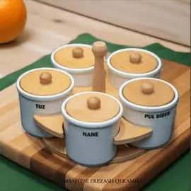 Mbajtese Erezash Qeramike Set me 5 cope - ShikoCmimin