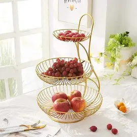 Mbajtese Frutash Metalike Gold - ShikoCmimin