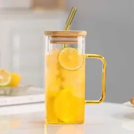 Gota Qelqi me Kapak Bambu 400ml - ShikoCmimin