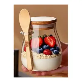 Vazo Qelqi me Kapak dhe Luge Druri 1000ml - ShikoCmimin