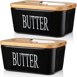 Mbajtese Gjalpi Porcelan me Kapak Dru