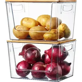 Kuti Organizuese Plastike me Kapak Druri 29x18x18.5cm - ShikoCmimin