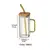 Gota Qelqi me Kapak Bambu 400ml - ShikoCmimin