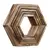 Rafte Dekorues Hexagon Floating 5Cope