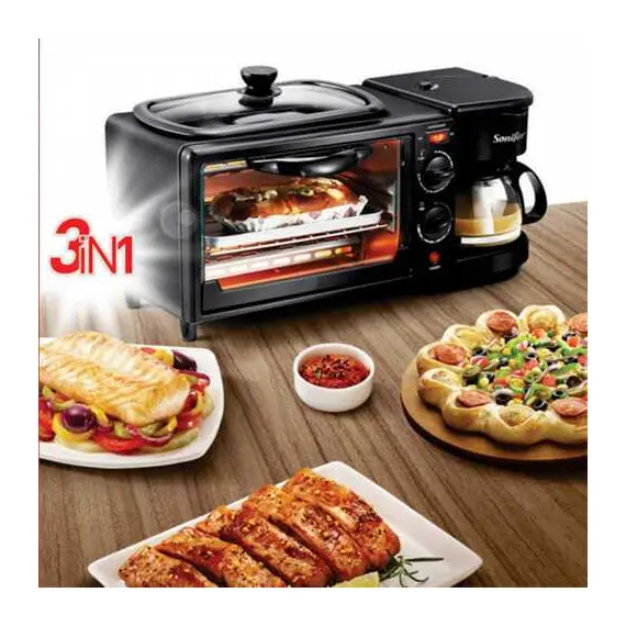 Breakfast Machine Pajisje Elektrike 3-në-1 e Mëngjesit - ShikoCmimin