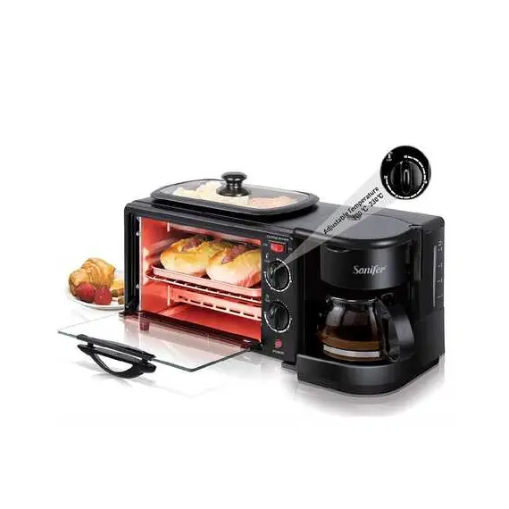 Breakfast Machine Pajisje Elektrike 3-në-1 e Mëngjesit - ShikoCmimin