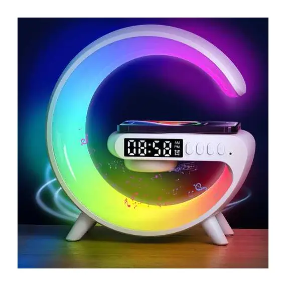 Smart Speaker LLamp Led me Wireless Charge - ShikoCmimin