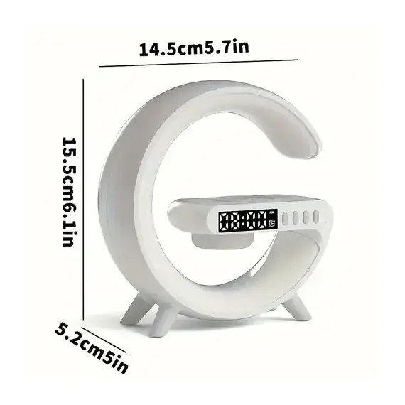 Smart Speaker LLamp Led me Wireless Charge - ShikoCmimin