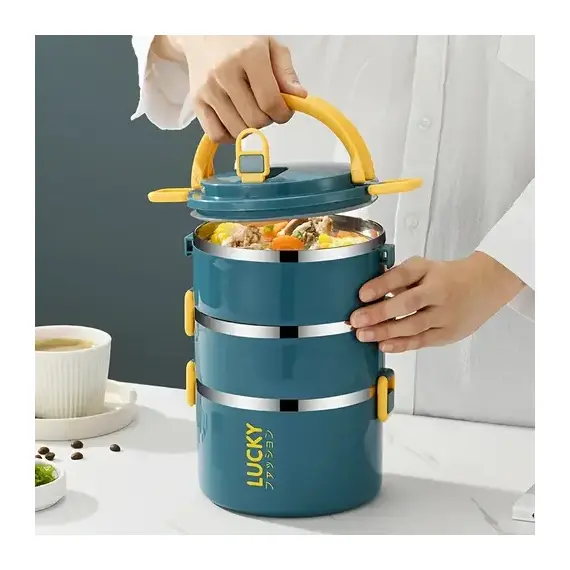 Termus Ushqimi 3 Ndarje + Cante Termike Lunch Box - ShikoCmimin