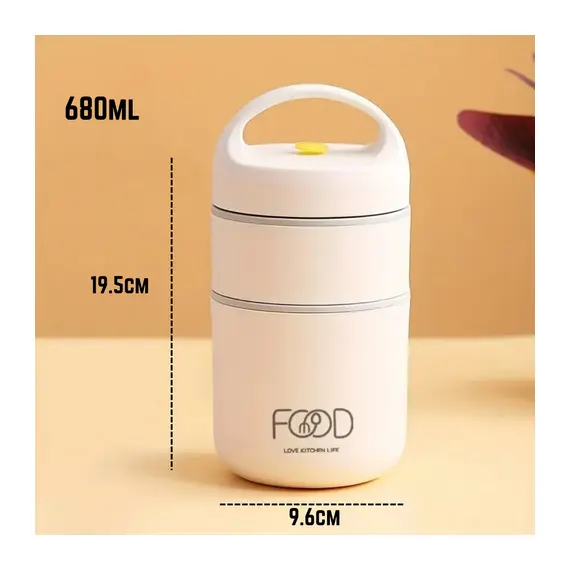 Termus Ushqimi 680ML Thermal Insulatet Inox - ShikoCmimin
