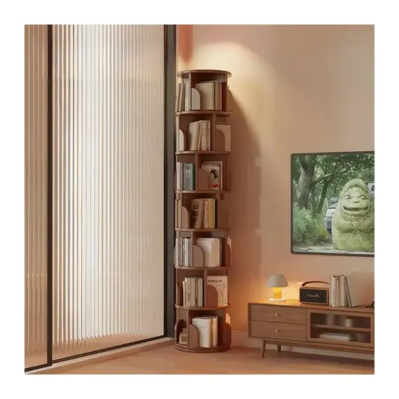 Raft Rrethor per Organizimin e Librave 188x50cm