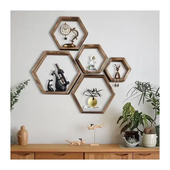 Rafte Dekorues Hexagon Floating 5Cope