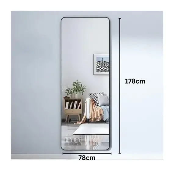 Pasqyre Dekoruese 180x80cm Black - ShikoCmimin