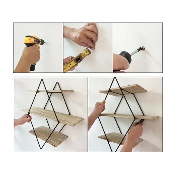 Raft Dekorues Organizues Romb 50x50x19cm - ShikoCmimin