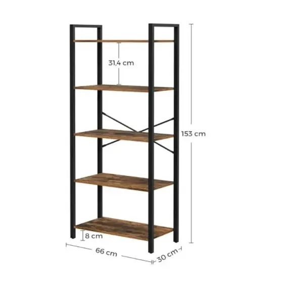 Raft per Libra  Dekorues Multifunksional  153x66x30cm - ShikoCmimin