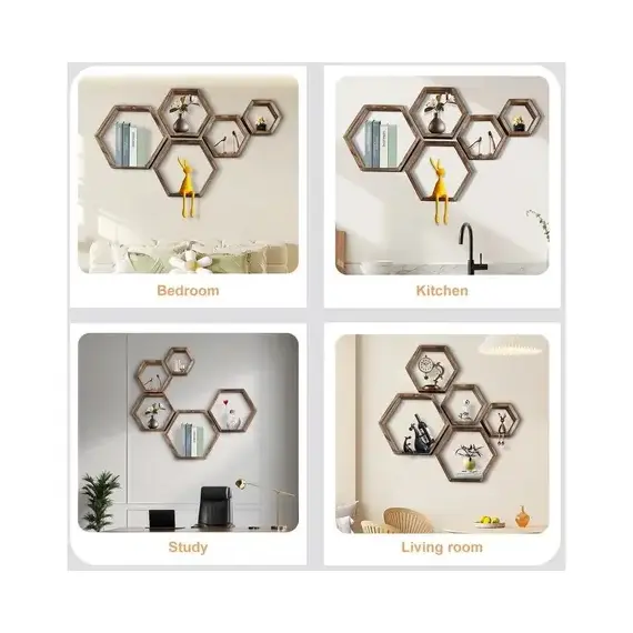 Rafte Dekorues Hexagon Floating 5Cope