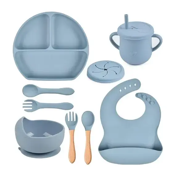 Set Ushqimi per Femije Silikoni - ShikoCmimin