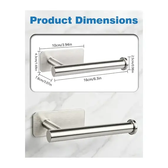 Mbajtese Letre Tualeti Stainless Steel - ShikoCmimin