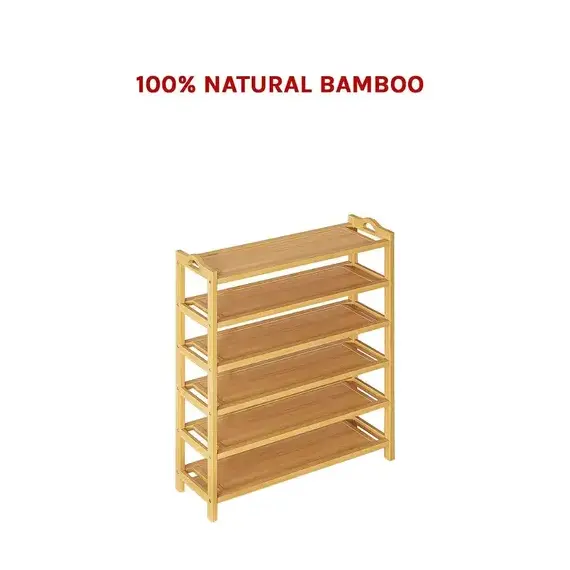 Raft Organizues per Kepuce prej Druri Bambuje 105x70x25cm - ShikoCmimin