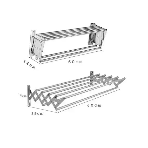 Varese Rrobash me Montim ne Mure Stainless Steel - ShikoCmimin