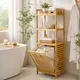 Raft Organizues Bambuje me Kosh Rrobash 119x50x30cm - ShikoCmimin